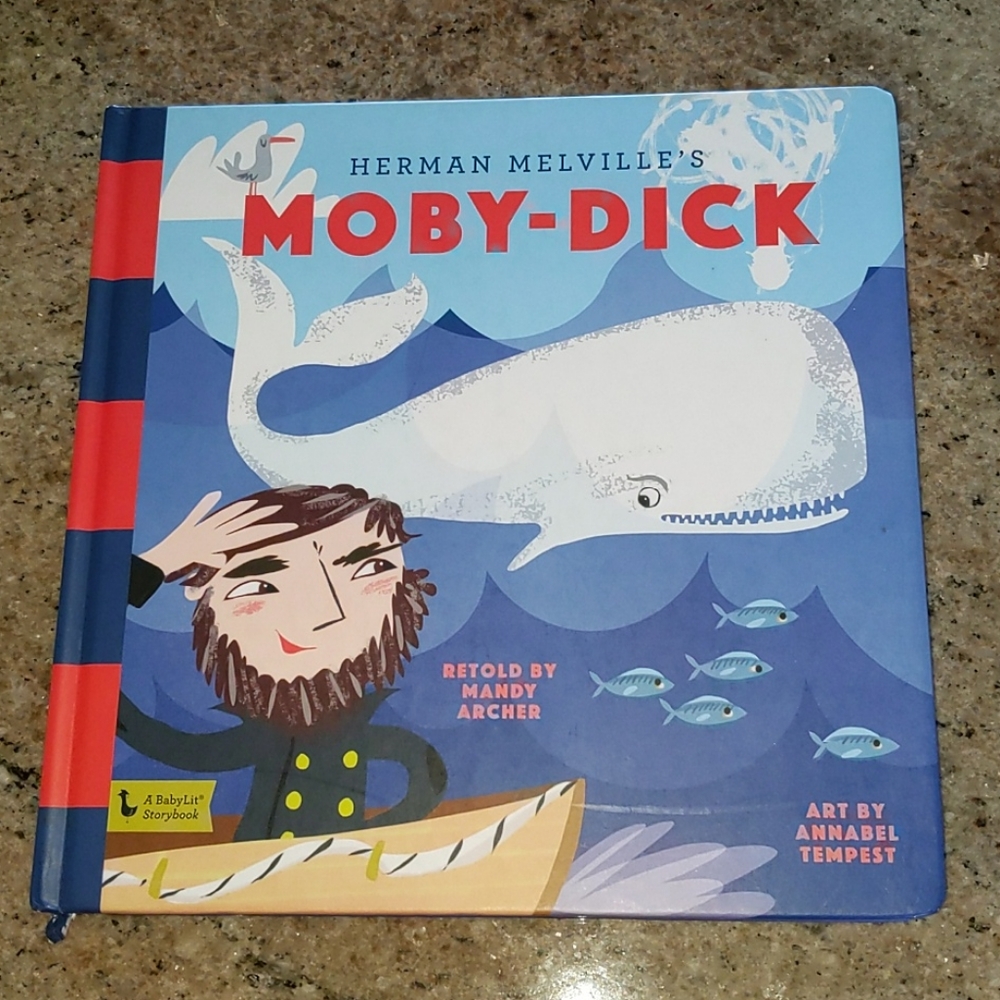2 for $8 or $5 Each Moby Dick Baby Lit for Kids